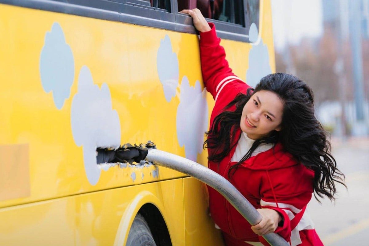 Kim Se-jeong in a still from “The Uncanny Counter Season 2: Counter Punch”.